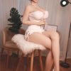 Una 164cm, F-Cup, JY Doll, Muñeca Híbrida, cabeza de Silicona