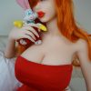 Jessica 150cm K-Cup, Piper Doll, TPE, Jessica Rabbit de Roger Rabbit - Imagen 9
