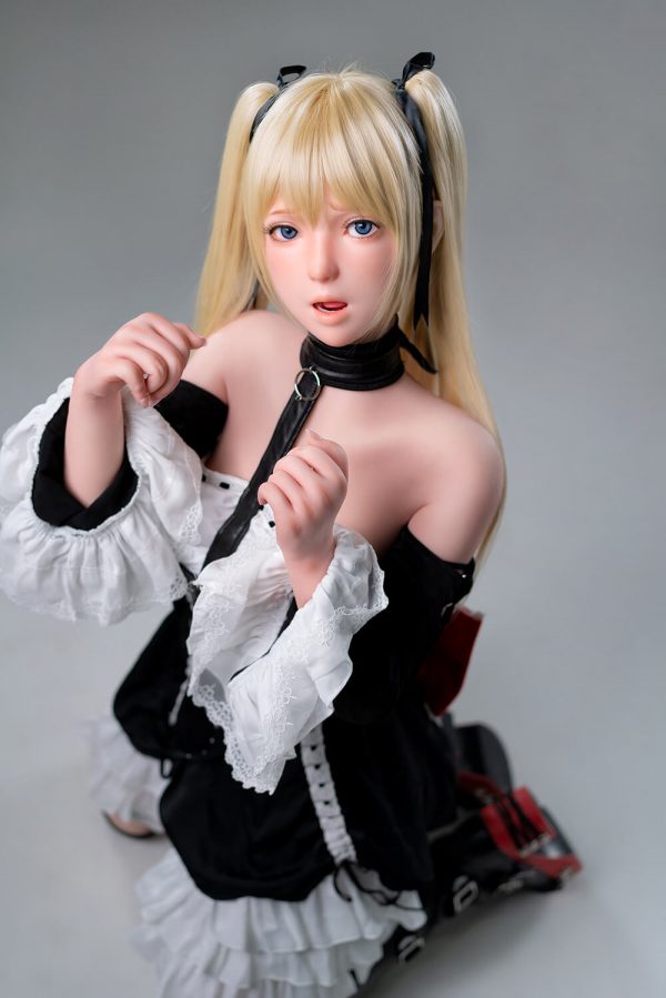 Eloise GD36 147cm A-Cup, Zelex, Full Silicona, Marie Rose (Dead or Alive) con Mandíbula Móvil - Imagen 4