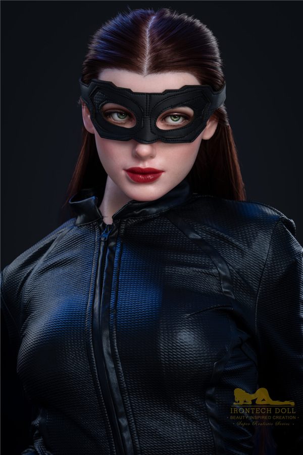 Luna S17 168cm A-Cup, Irontech Doll, Silicona, Catwoman Sex Doll - Imagen 15