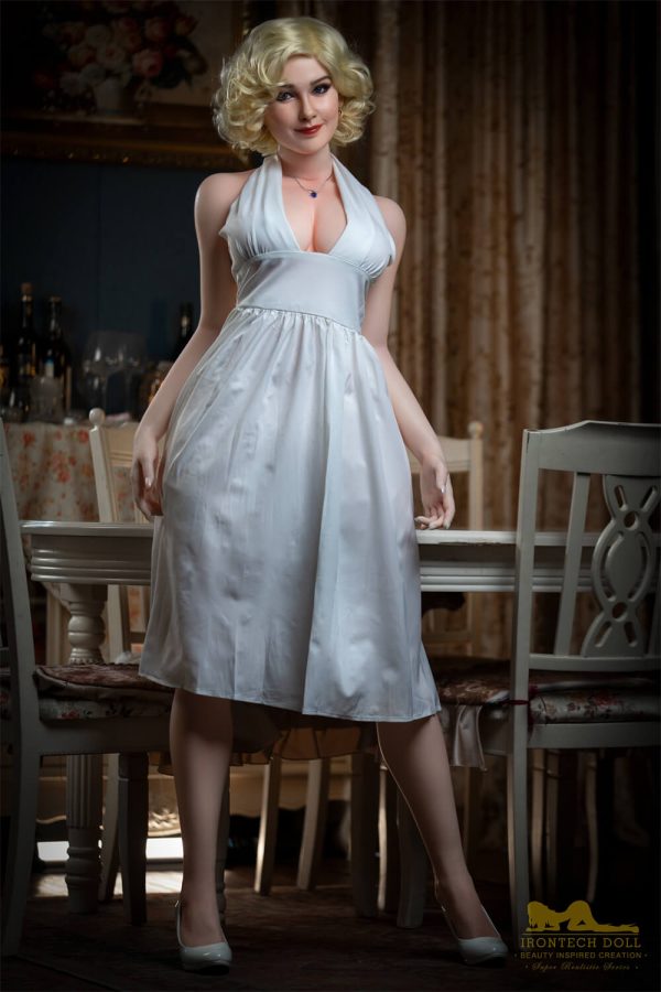 Carmel S12 164cm Natural D-Cup, Irontech Doll, Silicona, Marilyn Monroe - Imagen 3