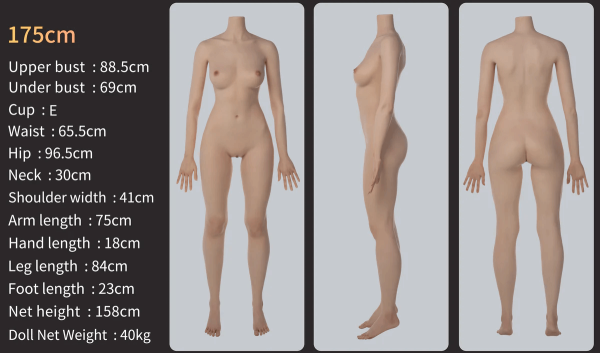 Elizabeth GE78-1 175cm, E-Cup, Zelex, Full Silicona, Sex Doll Galadriel - Imagen 12