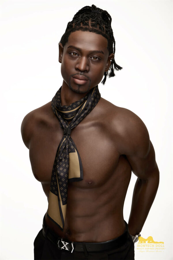 James M8 176cm, Irontech Doll, Muñeco Sexual Hombre, Silicona, Un Negro Muy Atractivo - Imagen 17