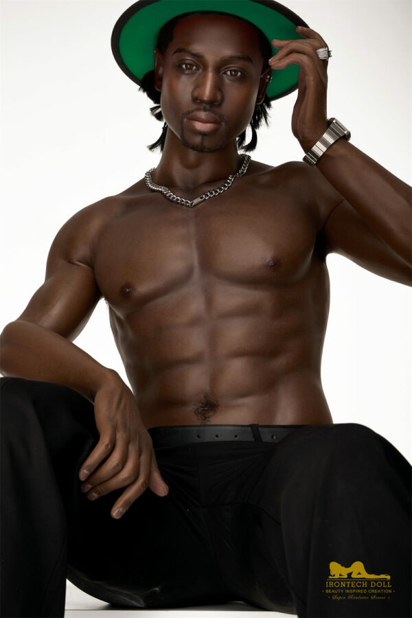 James M8 176cm, Irontech Doll, Muñeco Sexual Hombre, Silicona, Un Negro Muy Atractivo - Imagen 20