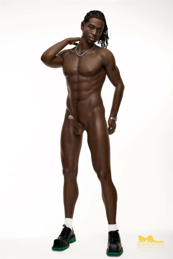 James M8 176cm, Irontech Doll, Muñeco Sexual Hombre, Silicona, Un Negro Muy Atractivo - Imagen 26