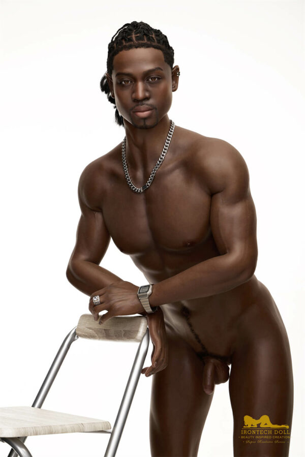 James M8 176cm, Irontech Doll, Muñeco Sexual Hombre, Silicona, Un Negro Muy Atractivo - Imagen 27