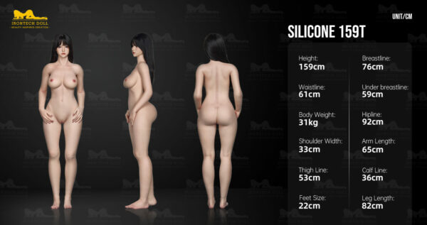 Evie T4-2 159cmT, C-Cup, Irontech Doll, Silicona, Wonder Dolly Series - Imagen 26