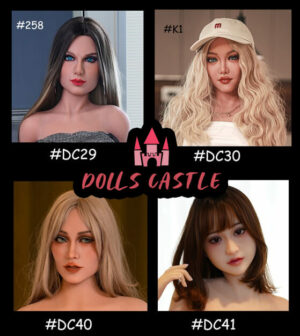 Cabeza desmontable de TPE, Dolls Castle