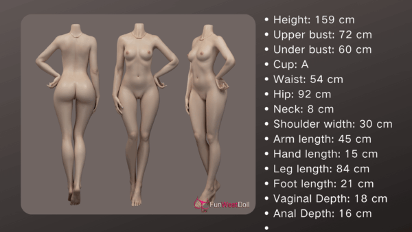 Amy #041S 159cm, A-Cup, FunWestDoll, Silicona, Hatsune Miku - Imagen 29