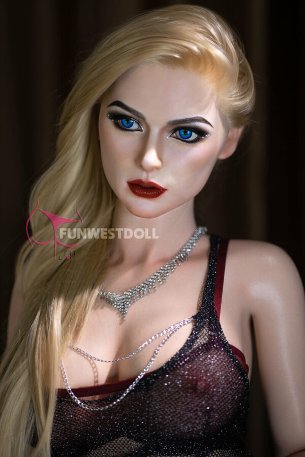 Alexa #045S 166cm, F-Cup, FunWestDoll, Silicona, Rubia Europea - Imagen 3