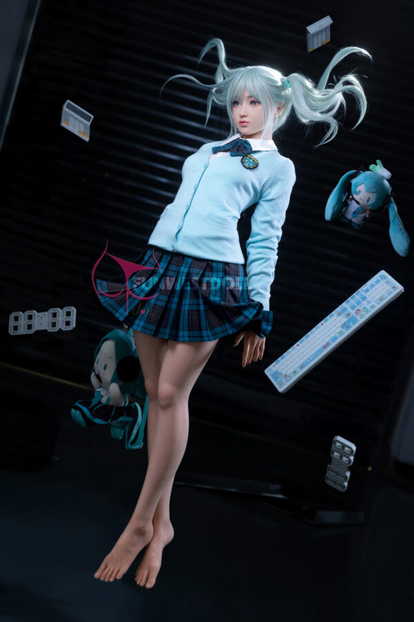 Amy #041S 159cm, A-Cup, FunWestDoll, Silicona, Hatsune Miku - Imagen 8