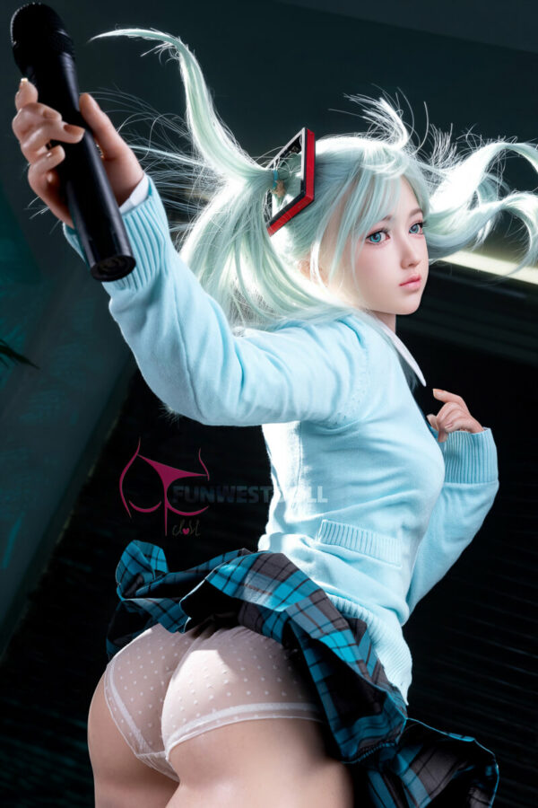 Amy #041S 159cm, A-Cup, FunWestDoll, Silicona, Hatsune Miku - Imagen 4