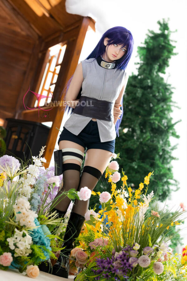 Amy #041S 159cm, A-Cup, FunWestDoll, Silicona, Hinata Hyūga de Naruto - Imagen 16