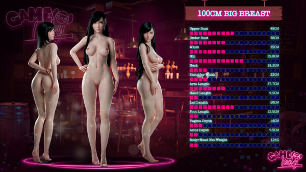 Cuerpo Solo (Sin Cabeza), Game Lady Doll, Silicona - Imagen 9