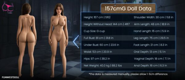 Skylar #044 157cm, G-Cup, FunWestDoll, TPE - Imagen 35