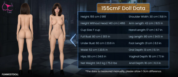 Nika #053 155cm, F-Cup, FunWestDoll, TPE - Imagen 27