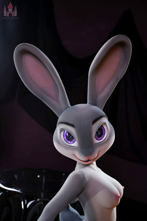 Rabbitie Furry 120, C-Cup, Dolls Castle, Silicona, Coneja Peluda con Pelaje Corporal - Imagen 11