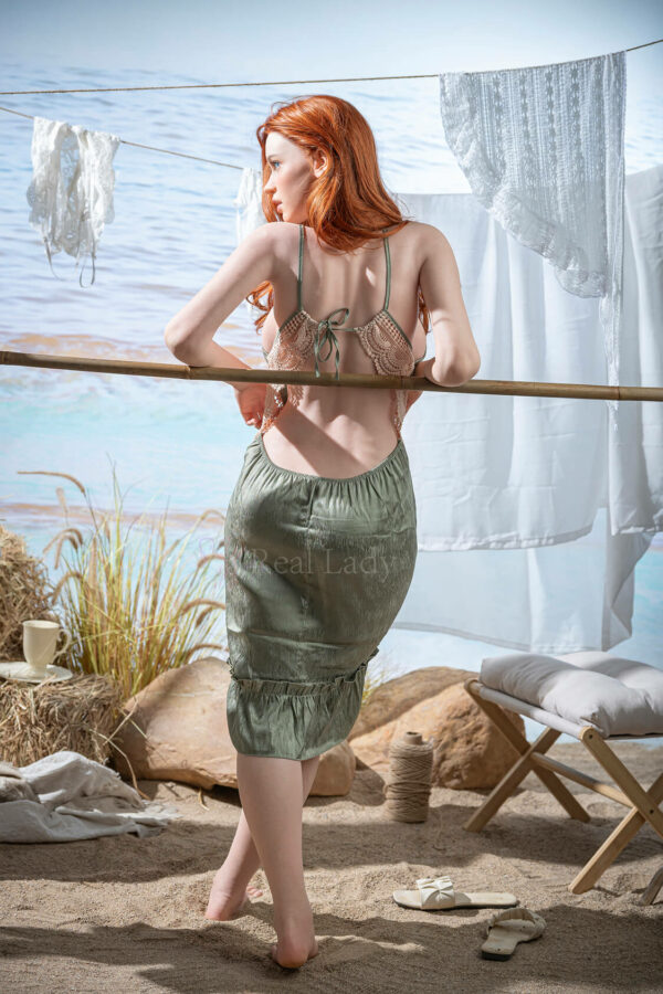 Hailey R12 159cm, G-Cup, Real Lady, Silicona, ROS, Pelirroja Sensual - Imagen 31