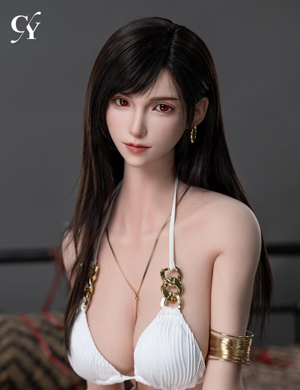 Talia 168cm, F-Cup, TOP-CYDOLL, Silicona, Cosplay de Tifa Lockhart - Imagen 31