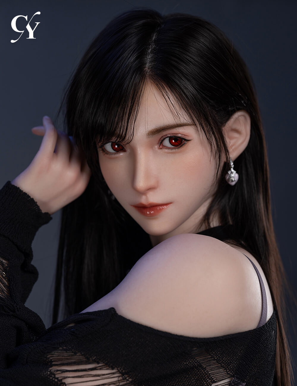 Talia 168cm, F-Cup, TOP-CYDOLL, Silicona, Cosplay de Tifa Lockhart - Imagen 43