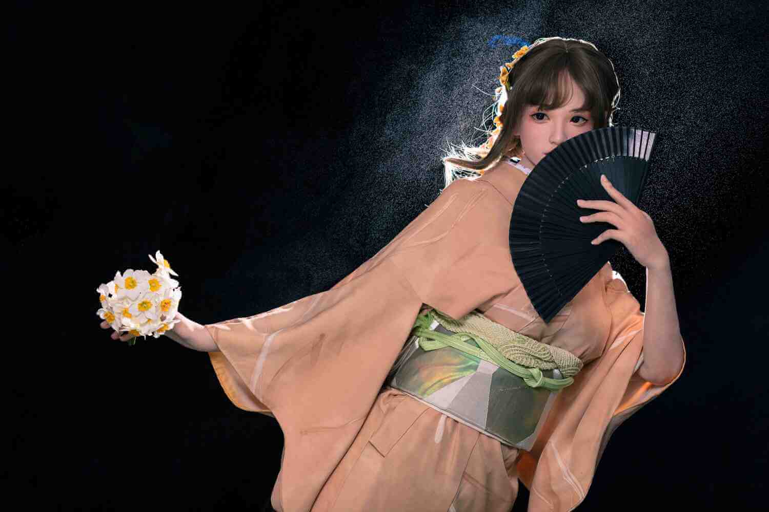 Helianthus 162cm, Bezlya, Silicona, Serie 2.2U - Imagen 7