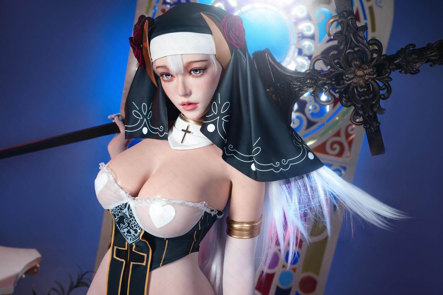 Nymphaea 155cm M, Bezlya, Silicona, Serie 2.2CF - Imagen 8