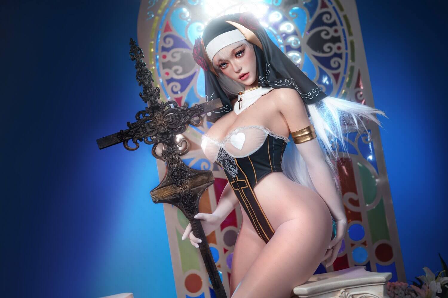 Nymphaea 155cm M, Bezlya, Silicona, Serie 2.2CF - Imagen 22