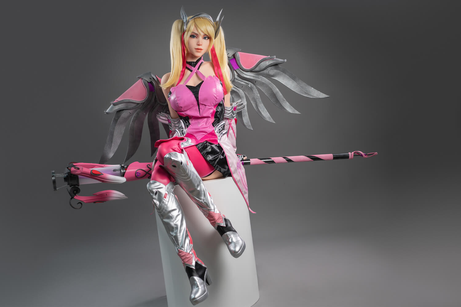 Mercy 171cm G-Cup, Game Lady Doll, Mercy de Overwatch - Imagen 8
