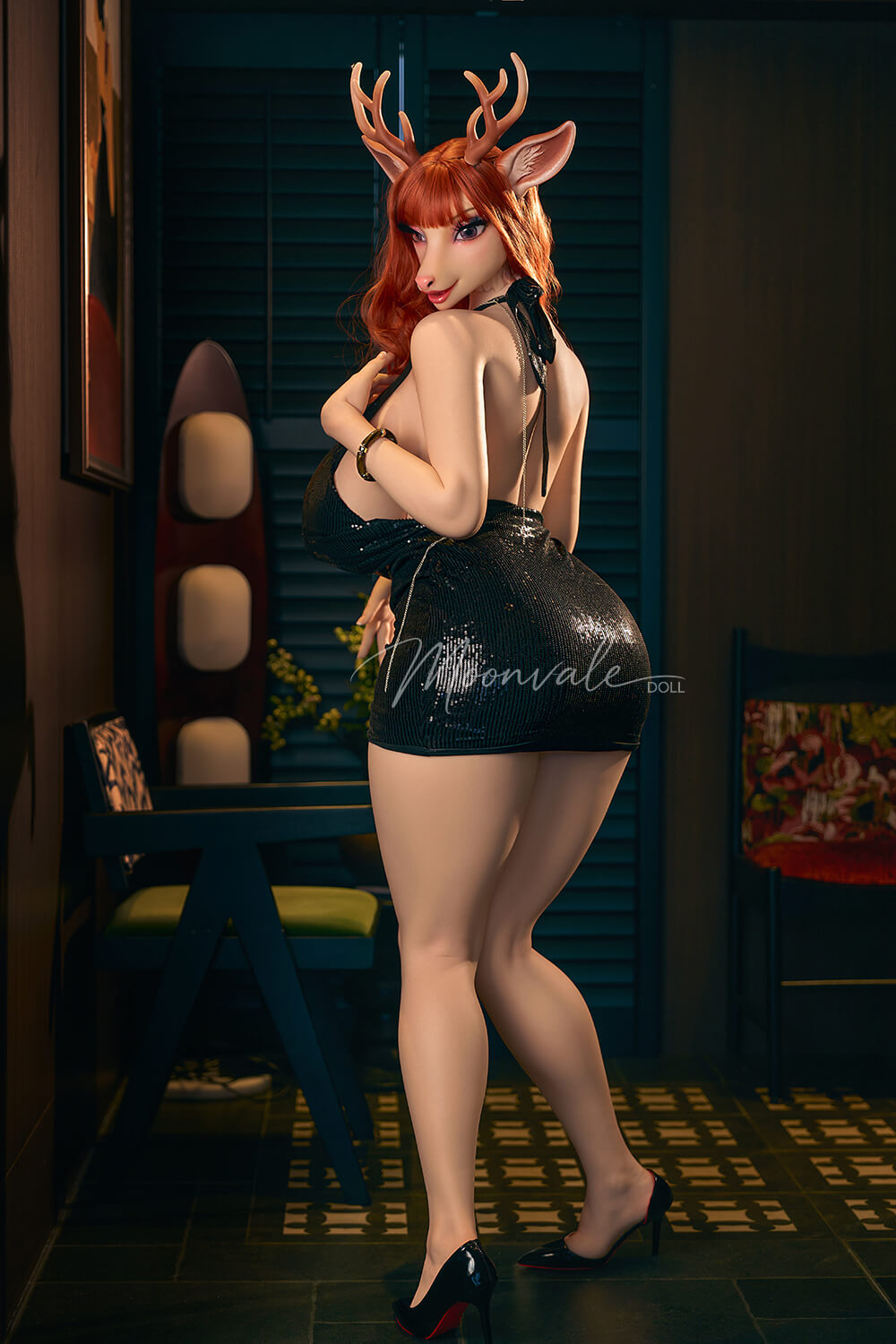 Cerina 170cm, G-Cup, Moonvale Doll, Silicona, Mujer Cierva - Imagen 3